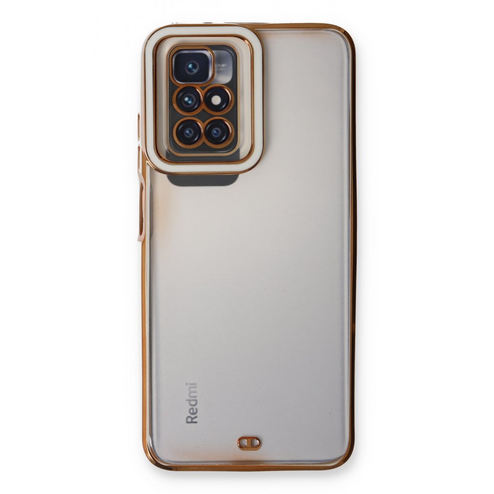 Newface Xiaomi Redmi 10 2022 Kılıf Liva Lens Silikon - Beyaz