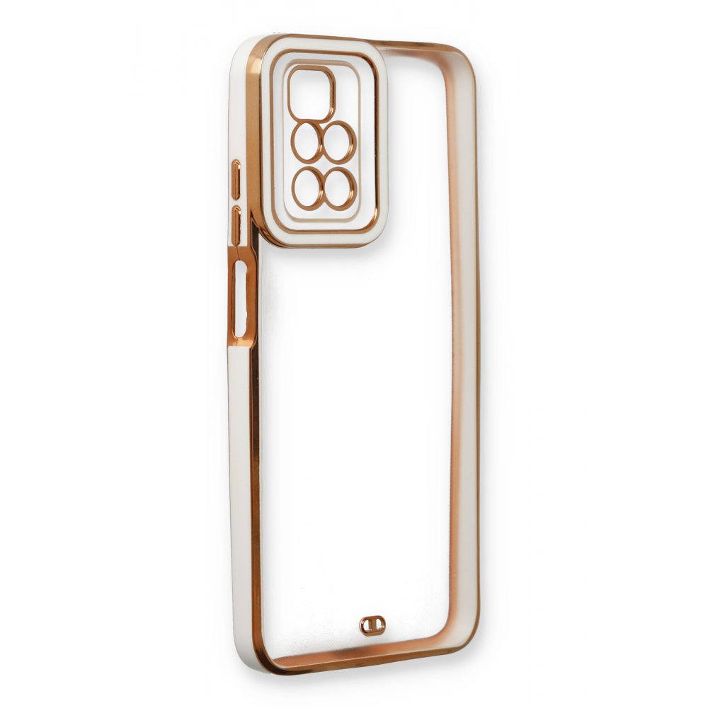 Newface Xiaomi Redmi 10 2022 Kılıf Liva Lens Silikon - Beyaz