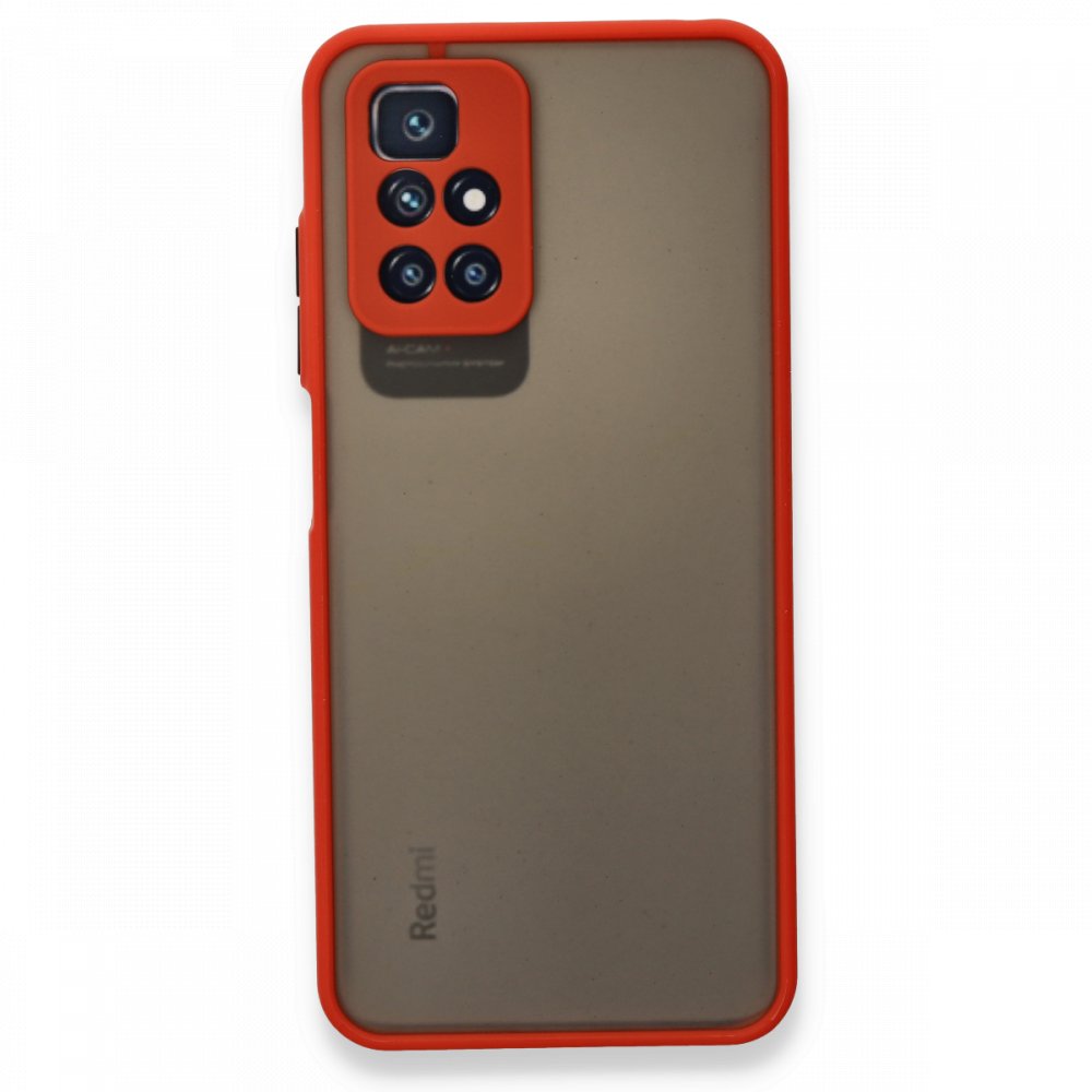 Newface Xiaomi Redmi 10 2022 Kılıf Montreal Silikon Kapak - Kırmızı