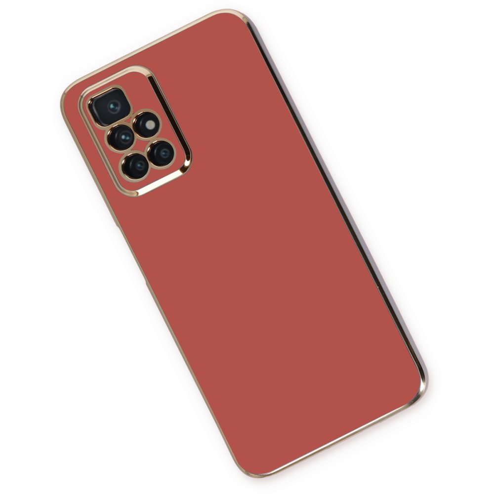 Newface Xiaomi Redmi 10 2022 Kılıf Volet Silikon - Kırmızı