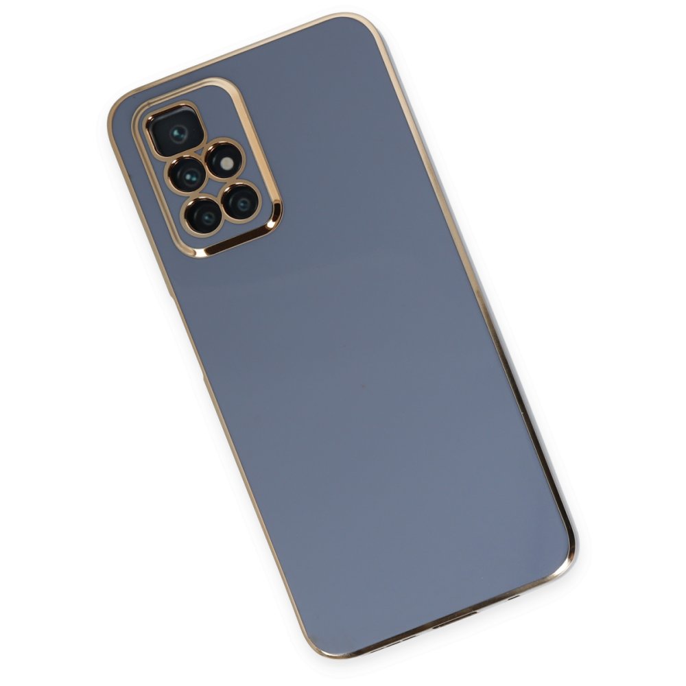 Newface Xiaomi Redmi 10 2022 Kılıf Volet Silikon - Mavi