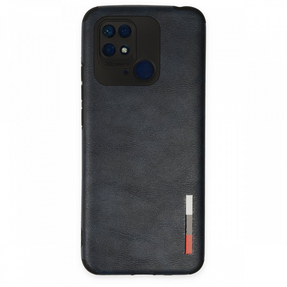 Newface Xiaomi Poco C40 Kılıf Loop Deri Silikon - Lacivert