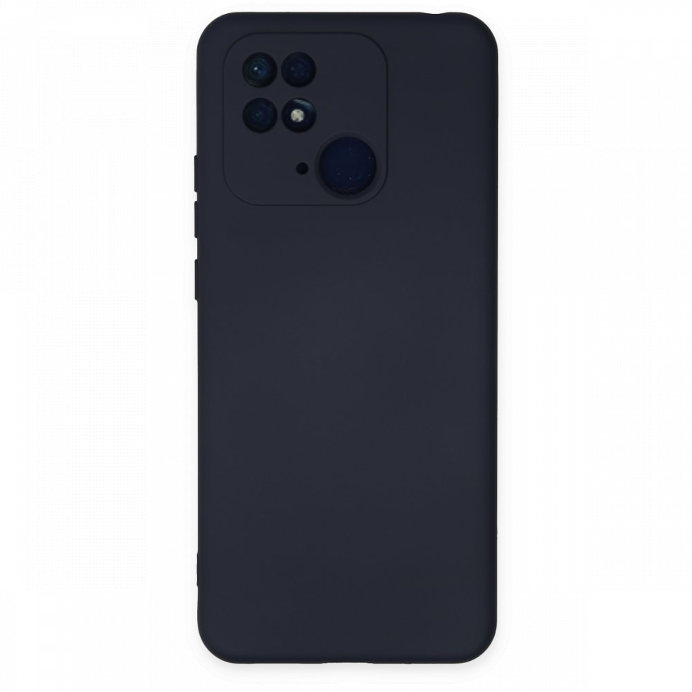 Newface Xiaomi Redmi 10C Kılıf Nano içi Kadife Silikon - Lacivert