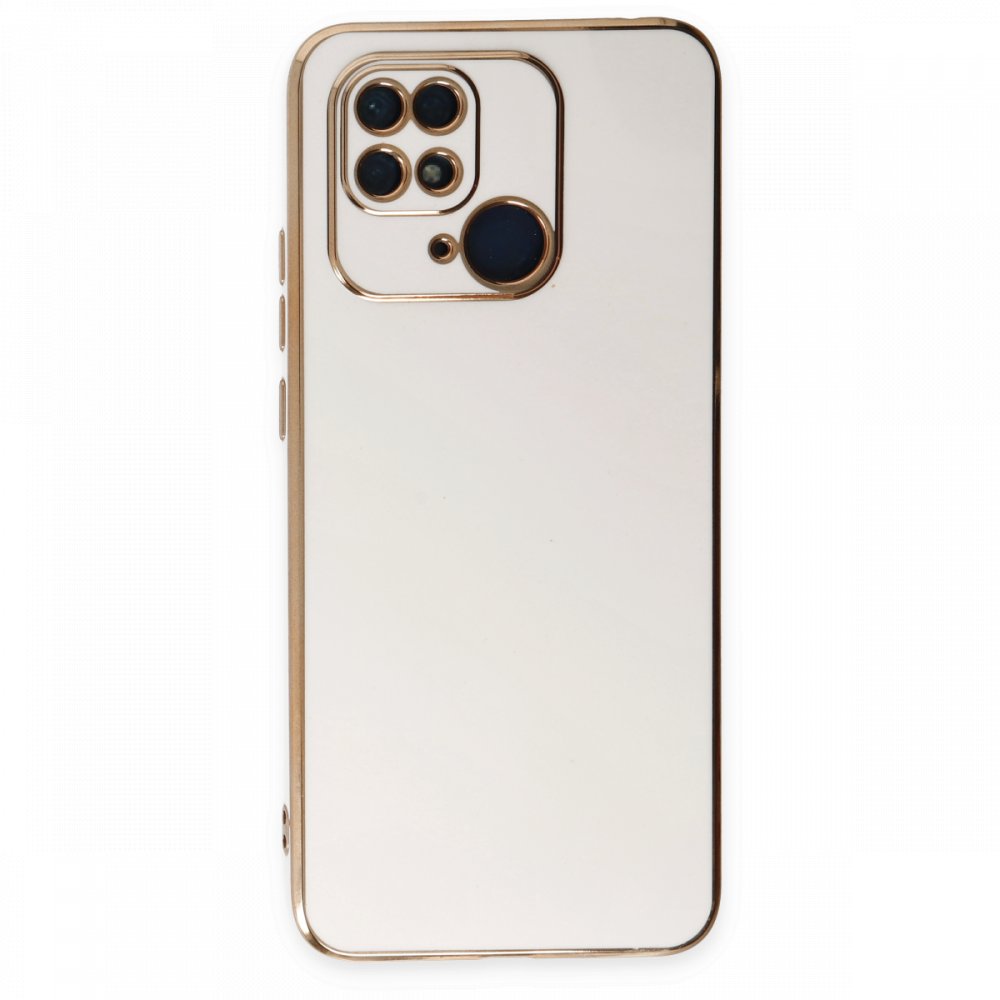 Newface Xiaomi Poco C40 Kılıf Volet Silikon - Beyaz