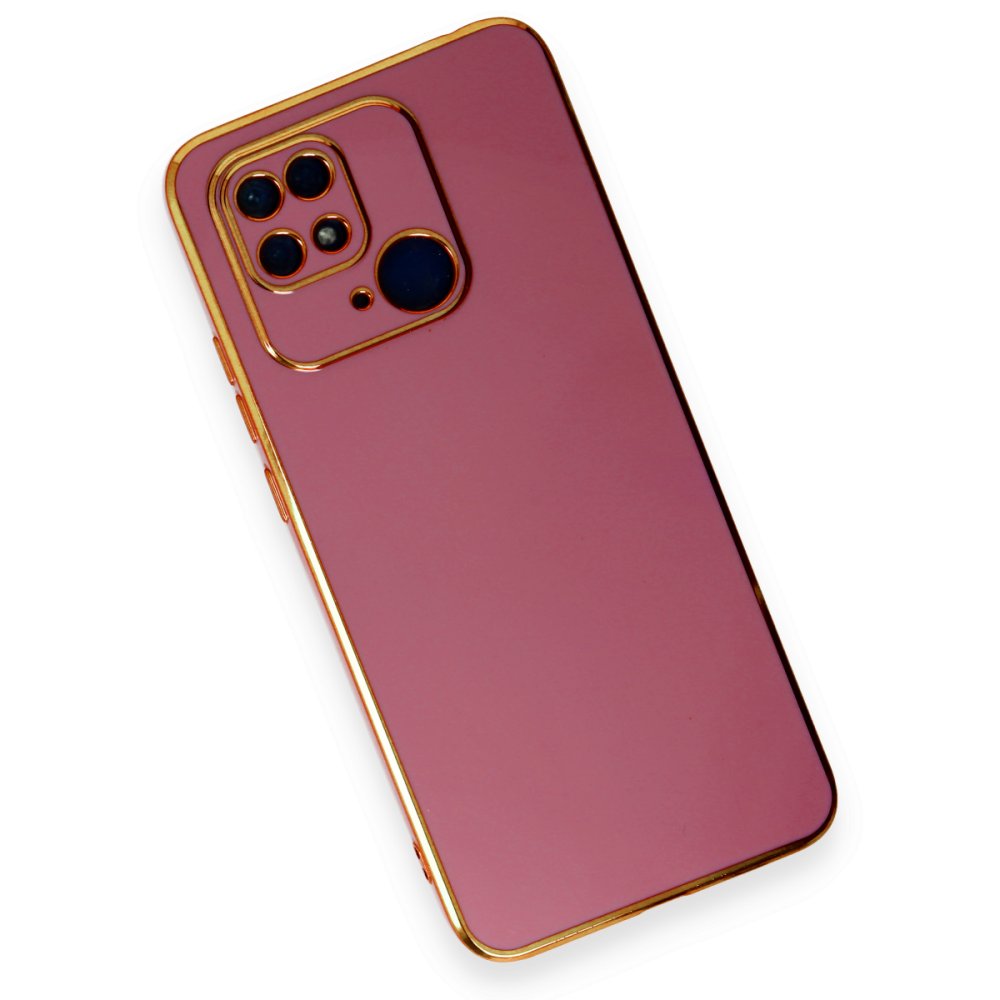 Newface Xiaomi Redmi 10C Kılıf Volet Silikon - Kırmızı