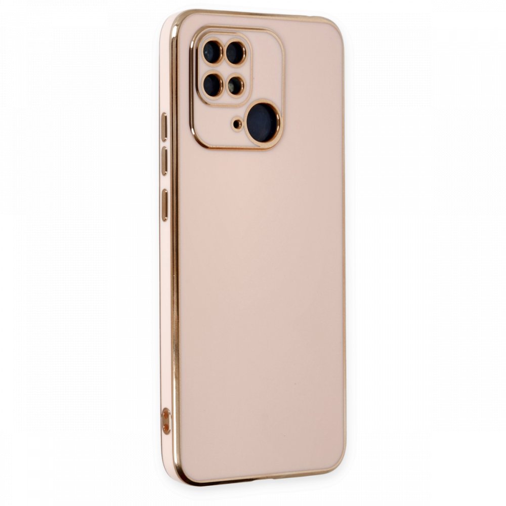 Newface Xiaomi Redmi 10C Kılıf Volet Silikon - Pembe