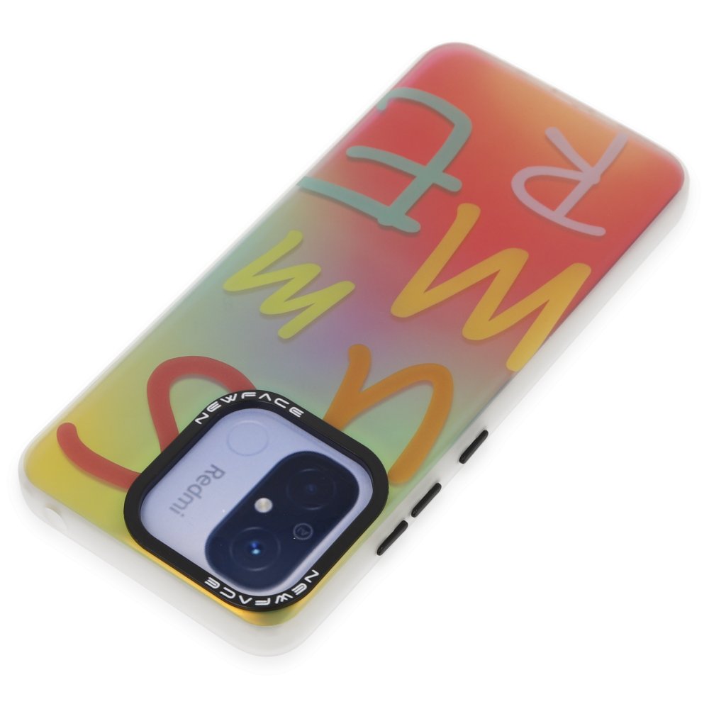 Newface Xiaomi Redmi 12C Kılıf Estoril Desenli Kapak - Estoril - 3
