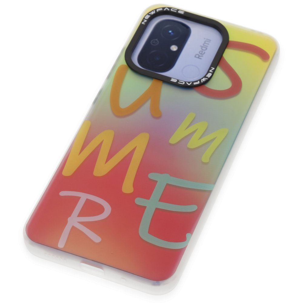 Newface Xiaomi Redmi 12C Kılıf Estoril Desenli Kapak - Estoril - 3
