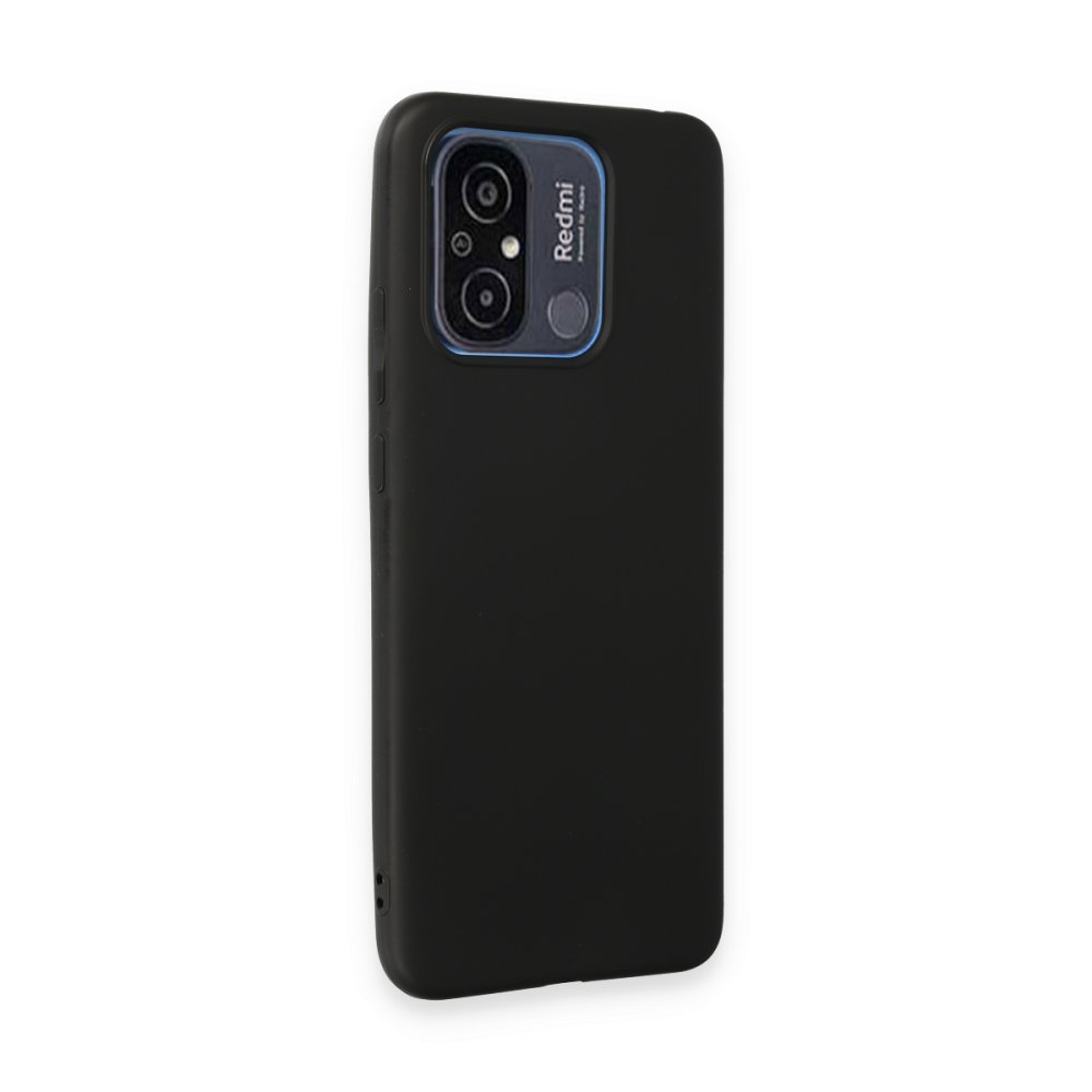 Newface Xiaomi Redmi 12C Kılıf First Silikon - Siyah