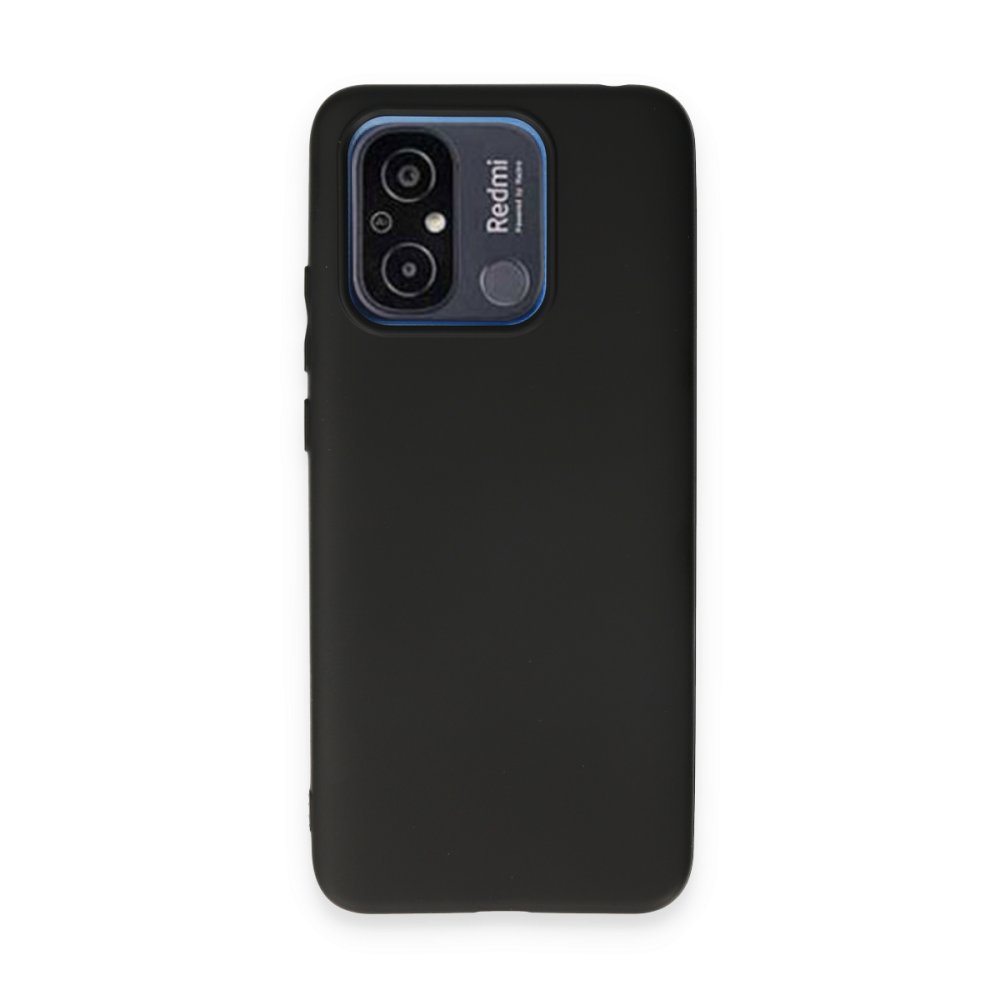 Newface Xiaomi Redmi 12C Kılıf First Silikon - Siyah