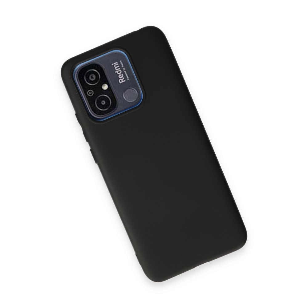 Newface Xiaomi Redmi 12C Kılıf First Silikon - Siyah