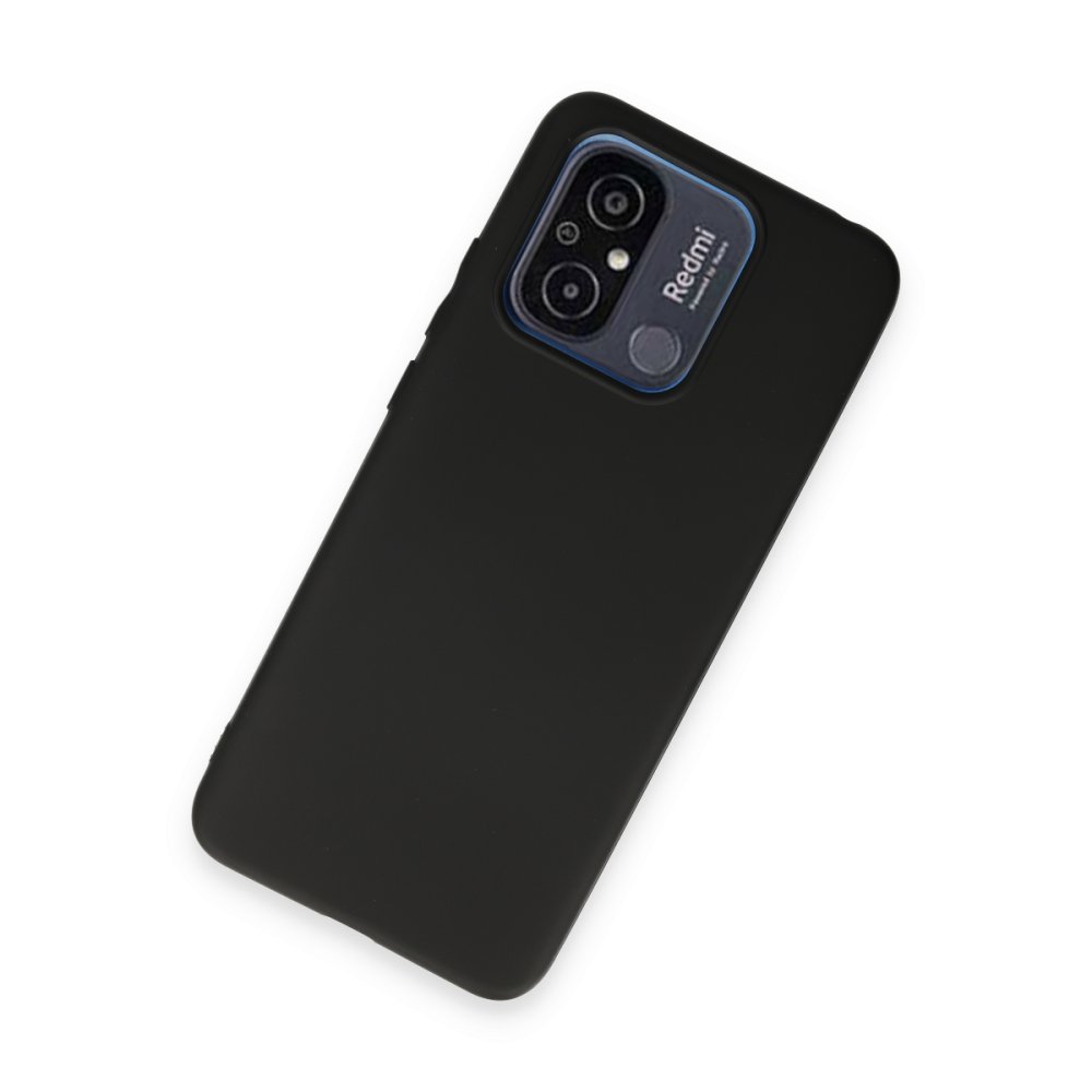 Newface Xiaomi Redmi 12C Kılıf First Silikon - Siyah