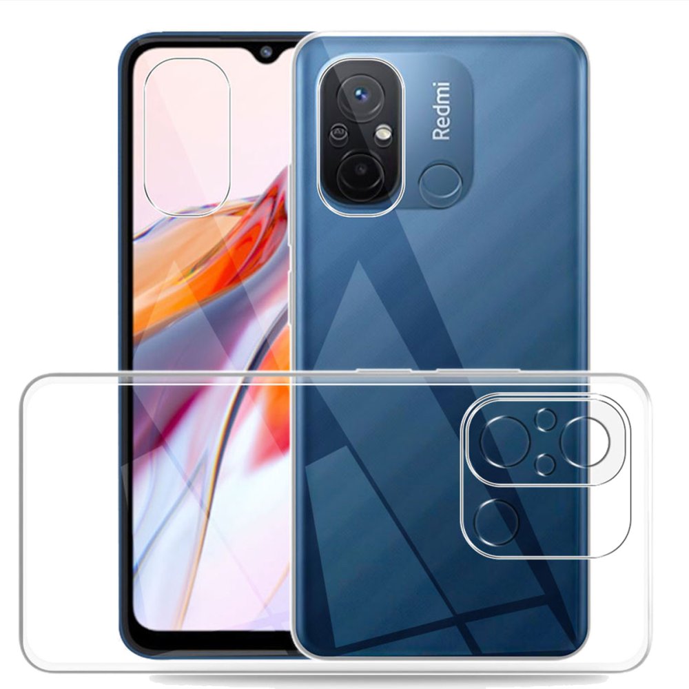 Newface Xiaomi Redmi 12C Kılıf Lüx Şeffaf Silikon