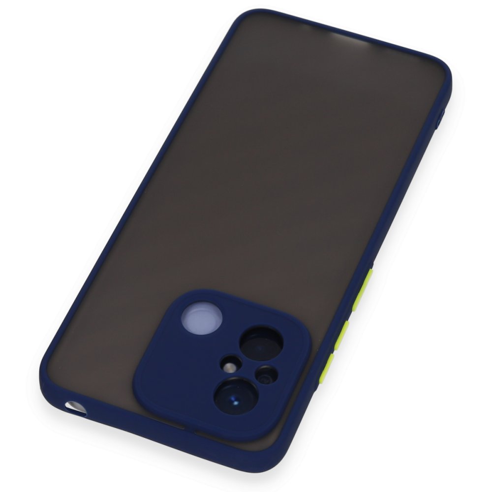 Newface Xiaomi Redmi 12C Kılıf Montreal Silikon Kapak - Lacivert