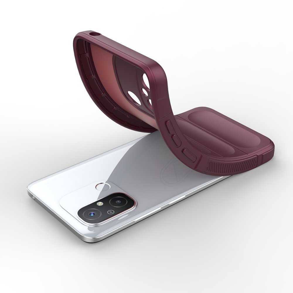 Newface Xiaomi Redmi 12C Kılıf Optimum Silikon - Bordo
