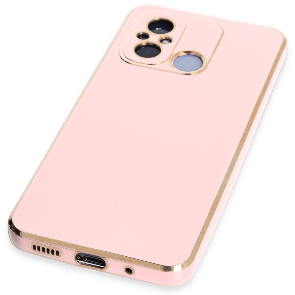 Newface Xiaomi Redmi 12C Kılıf Volet Silikon - Pembe