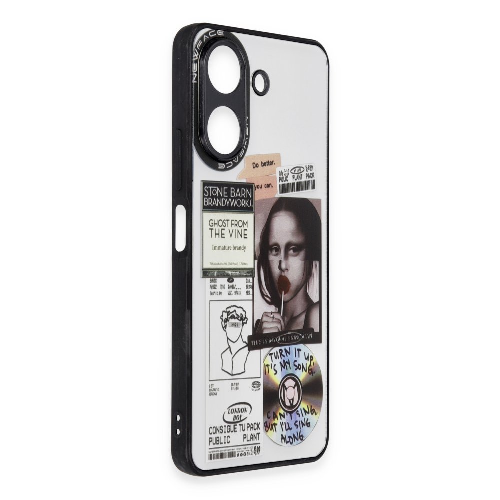Newface Xiaomi Poco C65 Kılıf Mirror Desenli Kapak - Mirror - 2