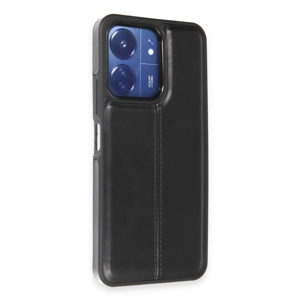 Newface Xiaomi Poco C65 Kılıf Ozzi Kapak - Siyah