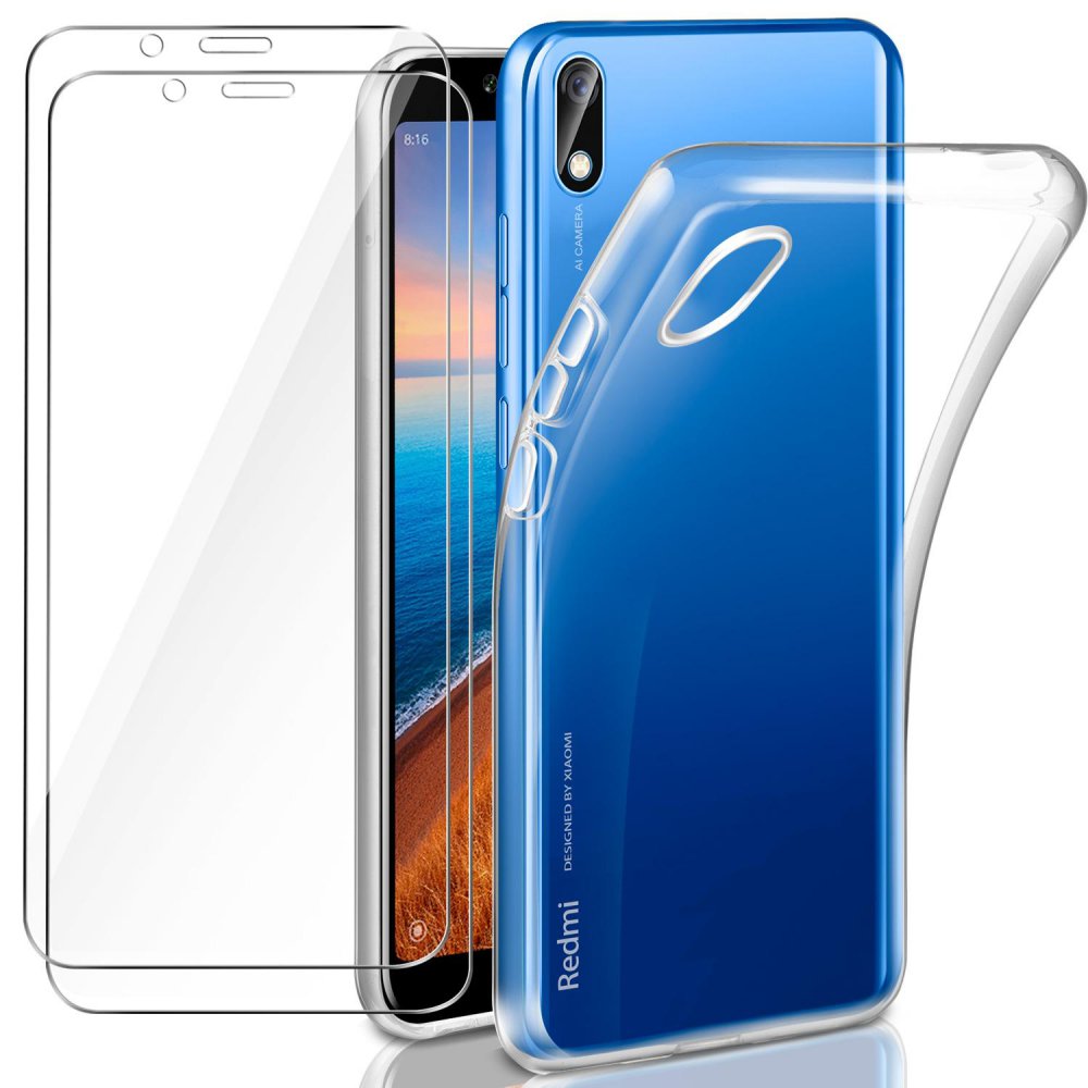 Newface Xiaomi Redmi 7A Kılıf Lüx Şeffaf Silikon