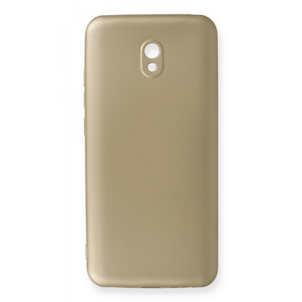 Newface Xiaomi Redmi 8A Kılıf First Silikon - Gold