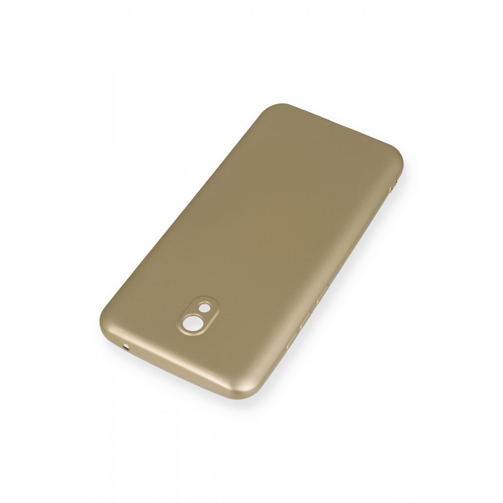 Newface Xiaomi Redmi 8A Kılıf First Silikon - Gold