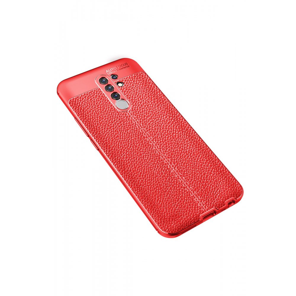 Newface Xiaomi Redmi 9 Kılıf Auto Focus Kapak - Kırmızı