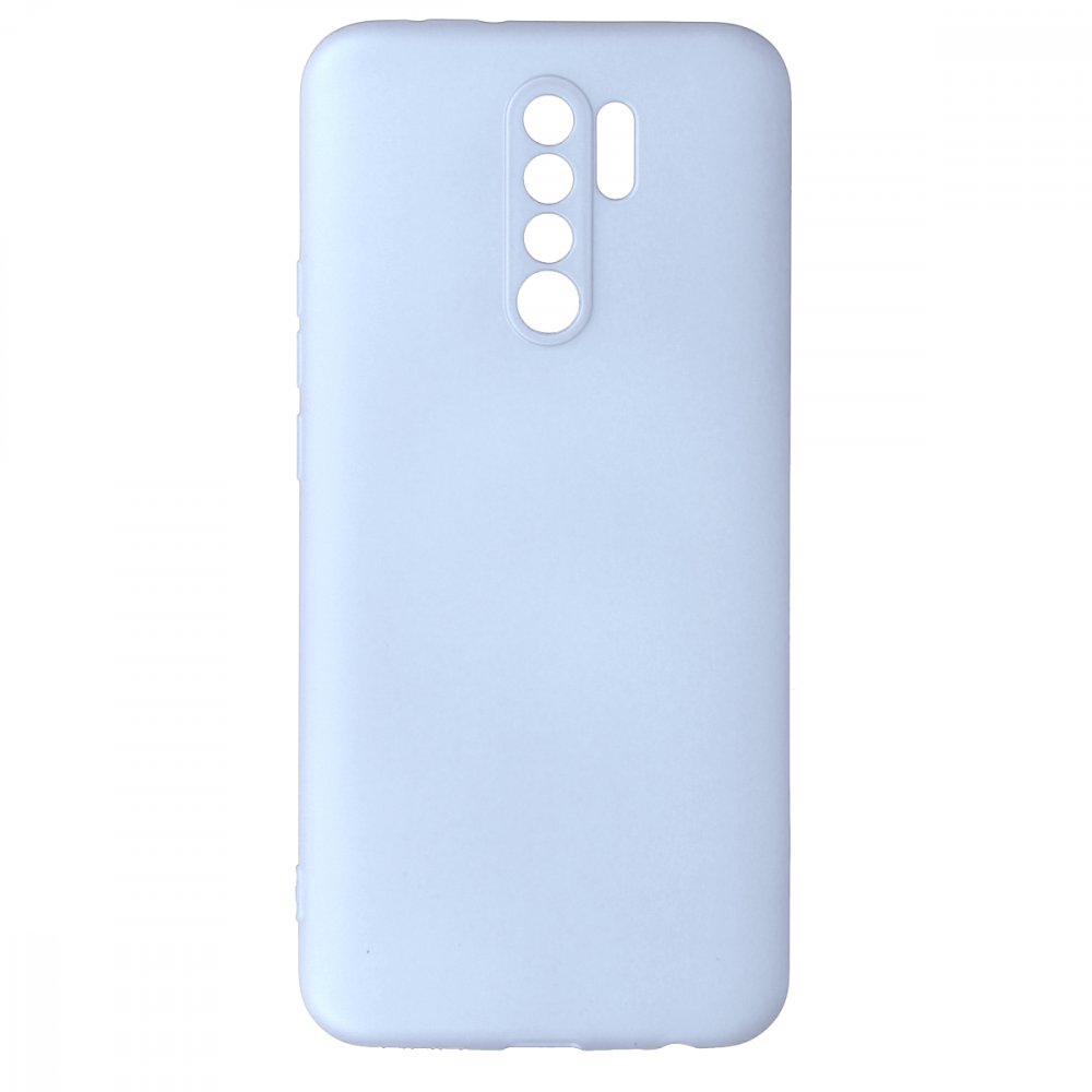 Newface Xiaomi Redmi 9 Kılıf Nano içi Kadife  Silikon - Sky Blue