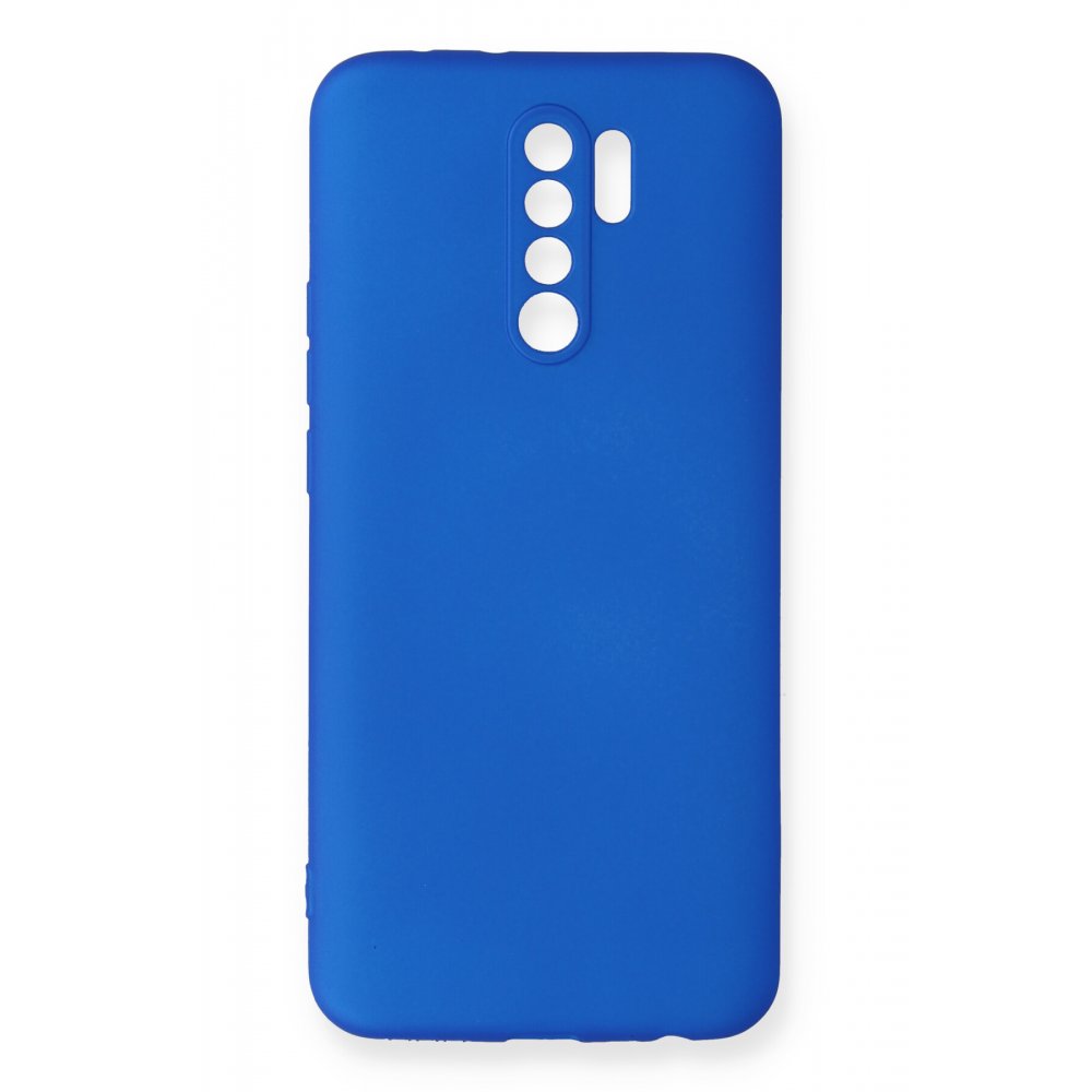 Newface Xiaomi Redmi 9 Kılıf First Silikon - Mavi