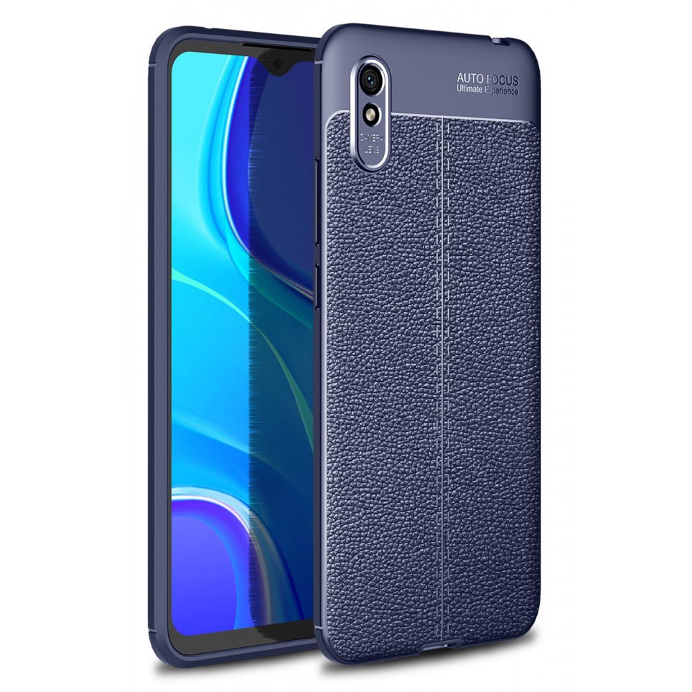 Newface Xiaomi Redmi 9A Kılıf Auto Focus Kapak - Lacivert