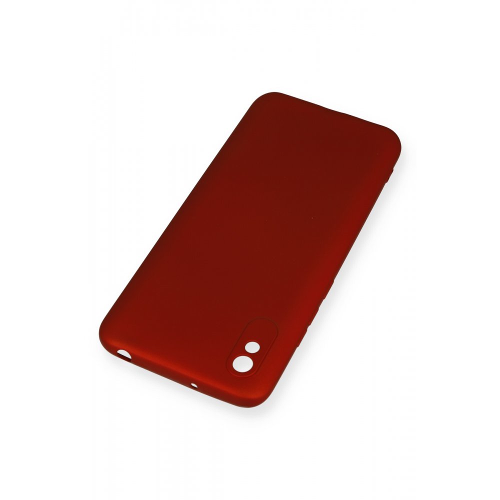 Newface Xiaomi Redmi 9A Kılıf First Silikon - Bordo