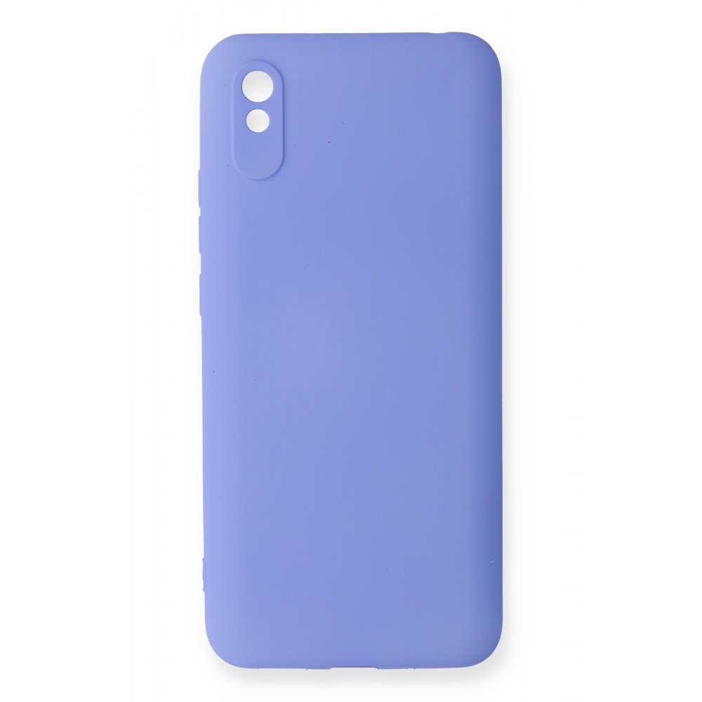 Newface Xiaomi Redmi 9A Kılıf First Silikon - Lila