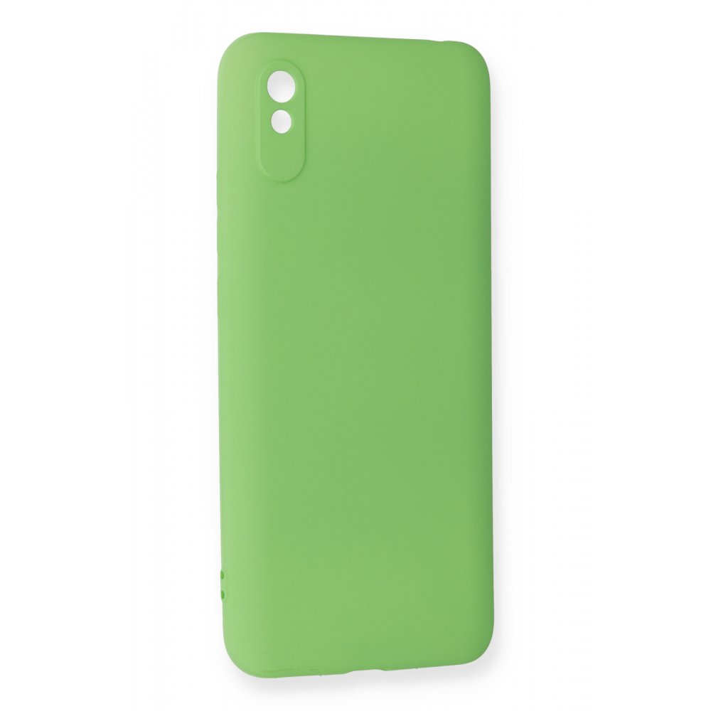 Newface Xiaomi Redmi 9A Kılıf First Silikon - Yeşil