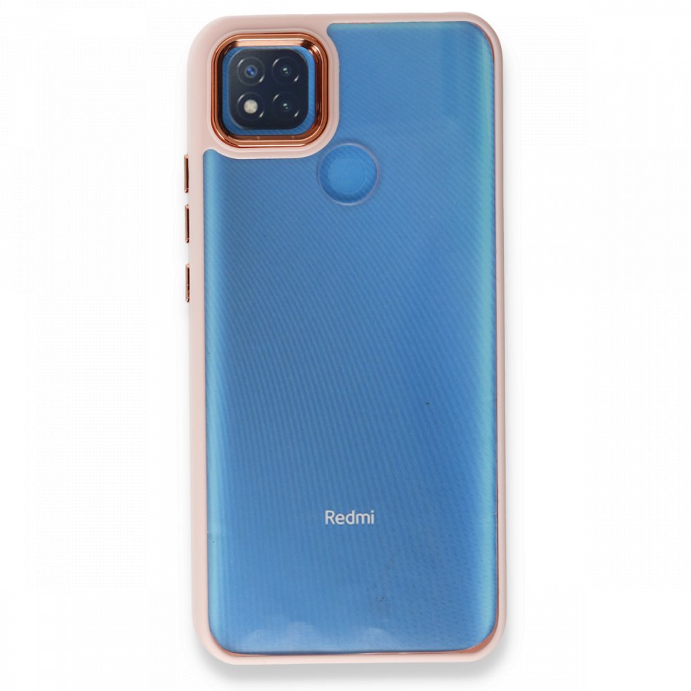 Newface Xiaomi Redmi 9C Kılıf Dora Kapak - Pudra