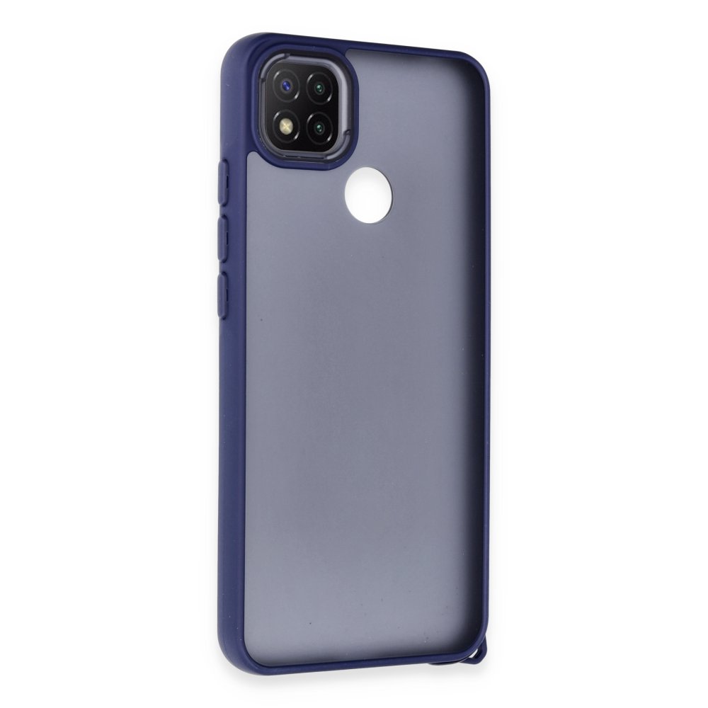 Newface Xiaomi Redmi 9C Kılıf Elegant Kapak - Lacivert
