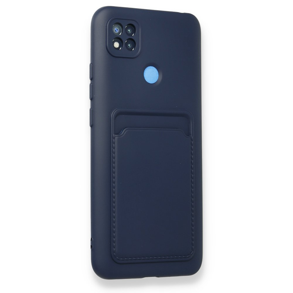Newface Xiaomi Redmi 9C Kılıf Kelvin Kartvizitli Silikon - Lacivert