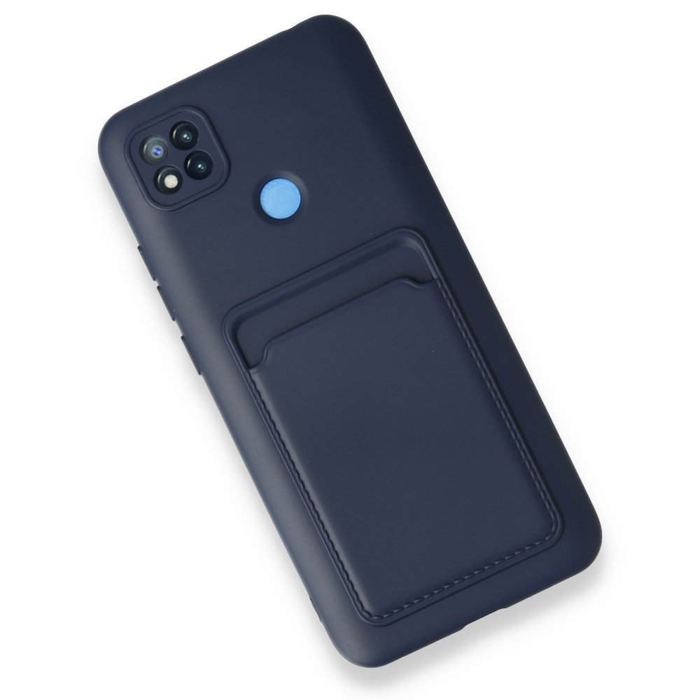 Newface Xiaomi Redmi 9C Kılıf Kelvin Kartvizitli Silikon - Lacivert