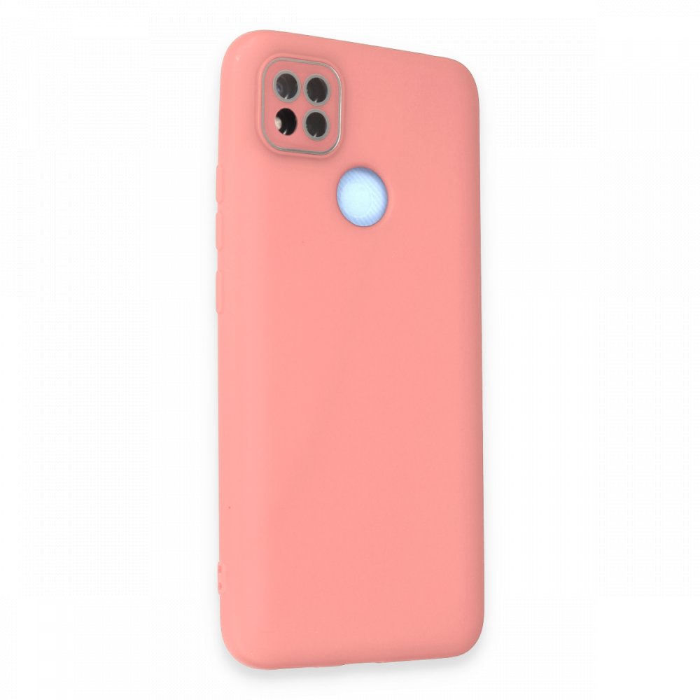 Newface Xiaomi Redmi 9C Kılıf Lansman Glass Kapak - Pembe