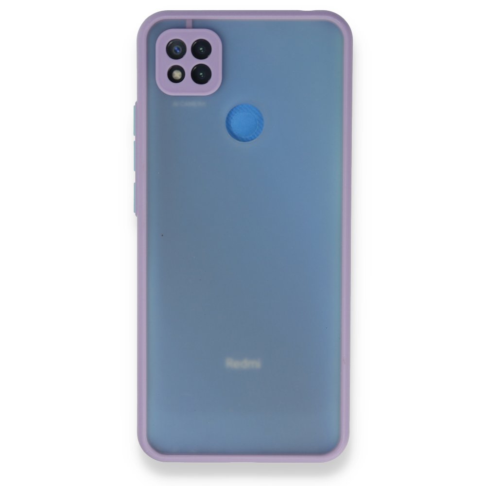 Newface Xiaomi Redmi 9C Kılıf Montreal Silikon Kapak - Mor