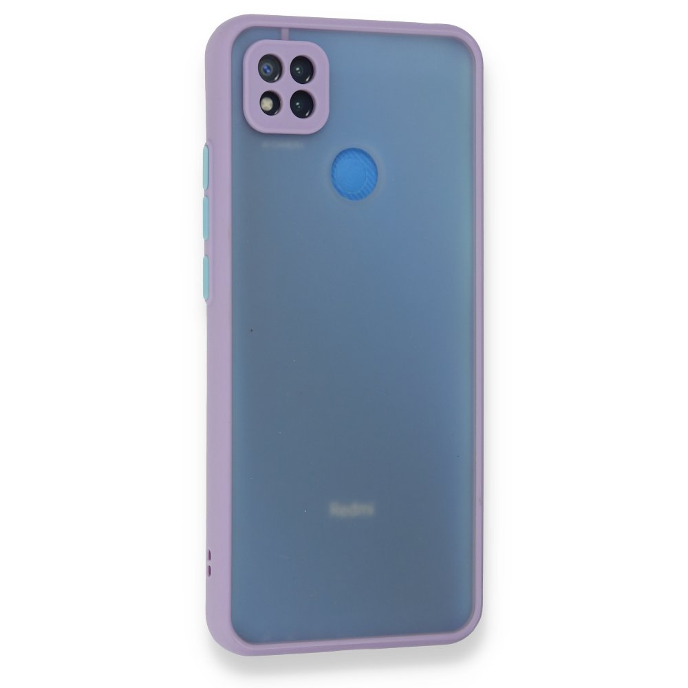 Newface Xiaomi Redmi 9C Kılıf Montreal Silikon Kapak - Mor