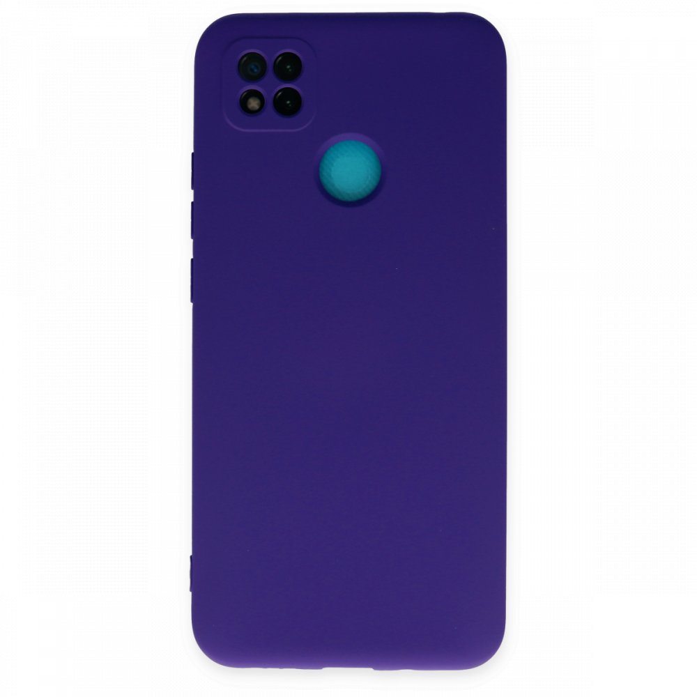 Newface Xiaomi Redmi 9C Kılıf Nano içi Kadife Silikon - Mor