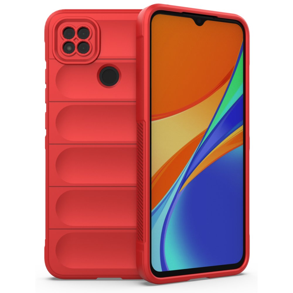 Newface Xiaomi Redmi 9C Kılıf Optimum Silikon - Kırmızı