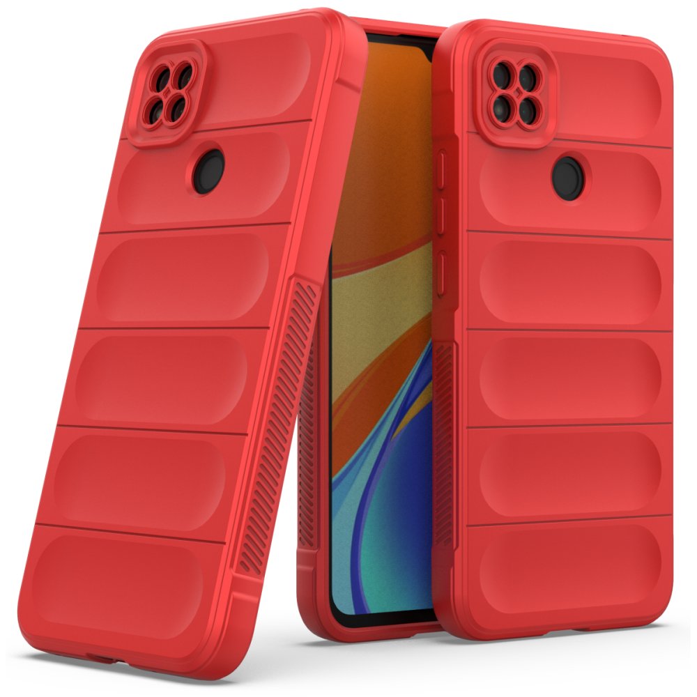 Newface Xiaomi Redmi 9C Kılıf Optimum Silikon - Kırmızı
