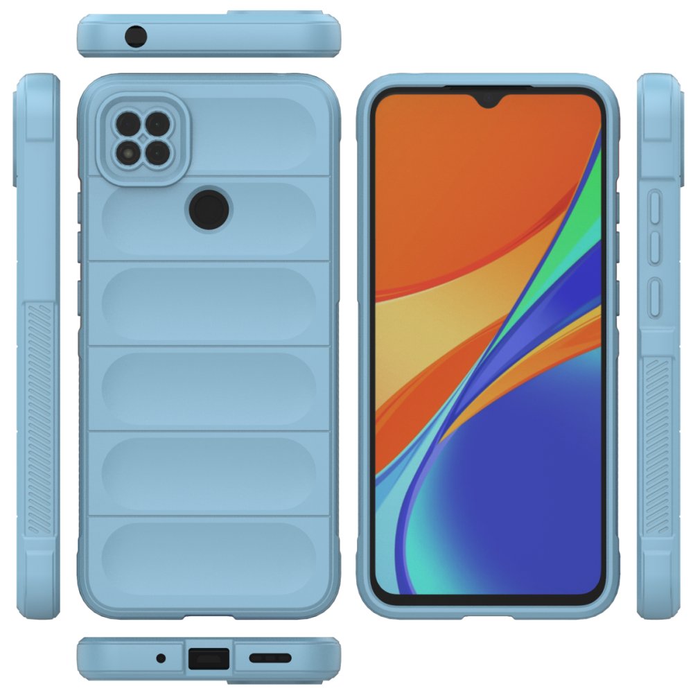 Newface Xiaomi Redmi 9C Kılıf Optimum Silikon - Sky Blue