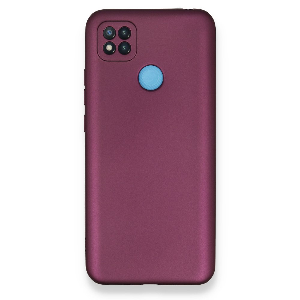 Newface Xiaomi Redmi 9C Kılıf First Silikon - Mürdüm