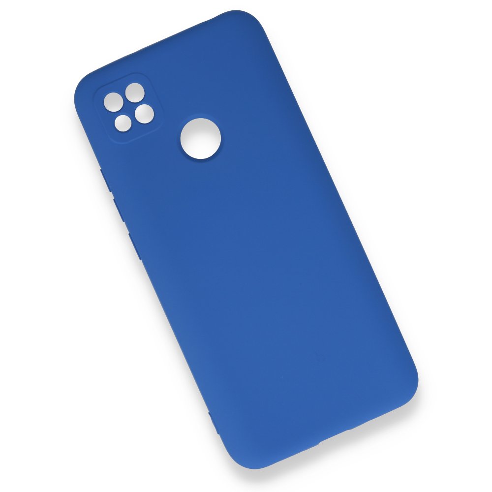 Newface Xiaomi Redmi 9C Kılıf Nano içi Kadife Silikon - Mavi