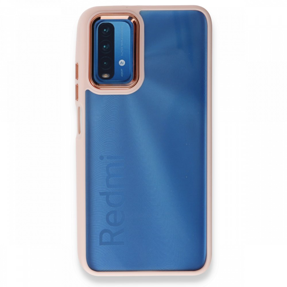 Newface Xiaomi Redmi 9T Kılıf Dora Kapak - Pudra