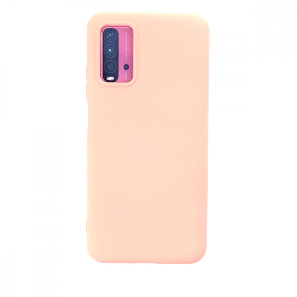 Newface Xiaomi Redmi 9T Kılıf Nano içi Kadife  Silikon - Pudra