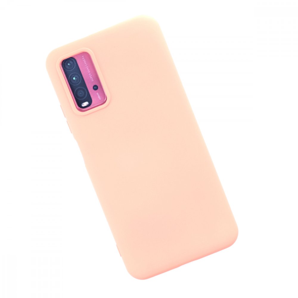 Newface Xiaomi Redmi 9T Kılıf Nano içi Kadife Silikon - Pudra