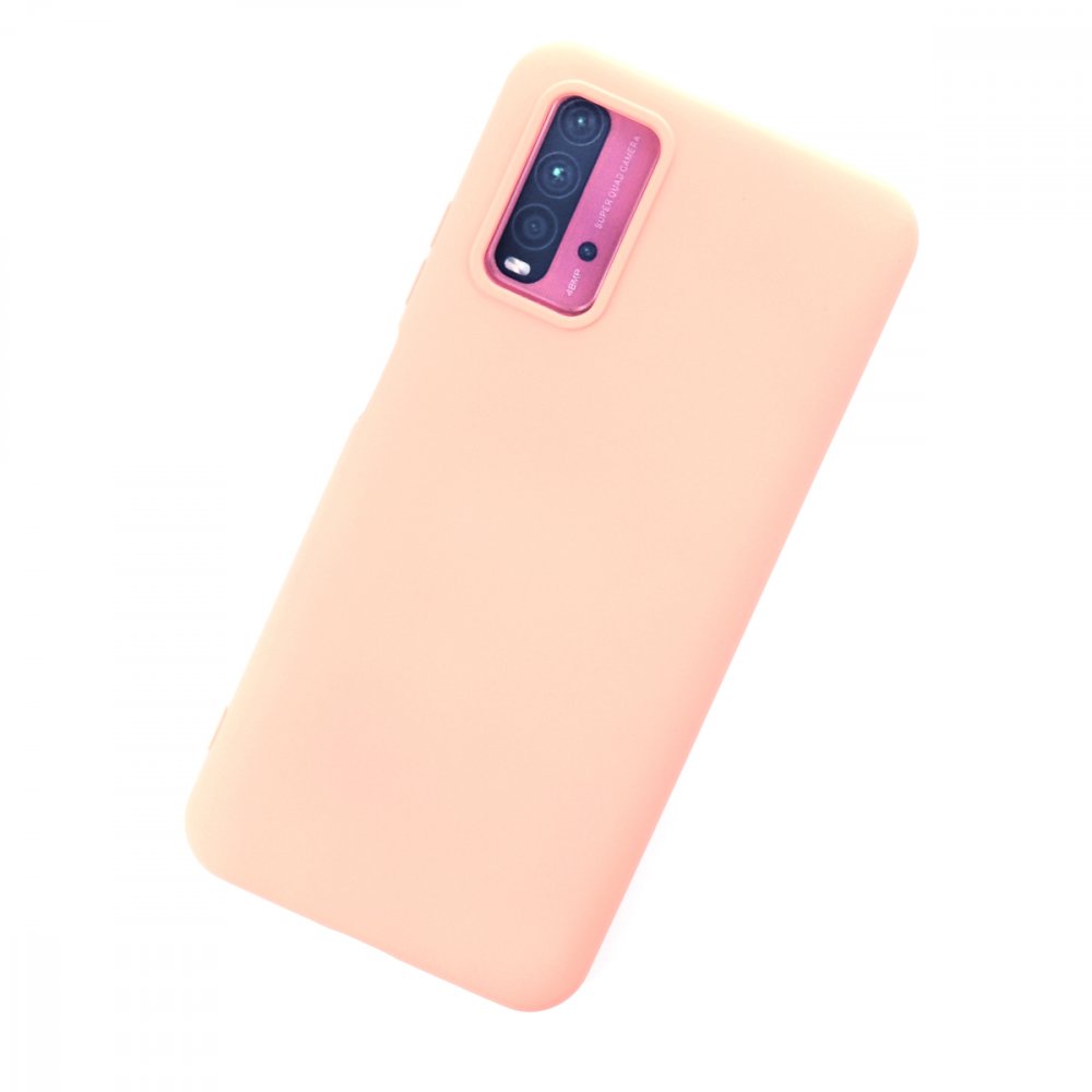 Newface Xiaomi Redmi 9T Kılıf Nano içi Kadife  Silikon - Pudra