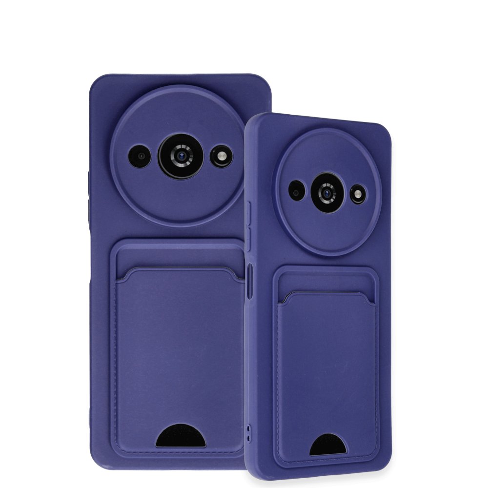 Newface Xiaomi Redmi A3 4G Kılıf Kelvin Kartvizitli Silikon - Lacivert